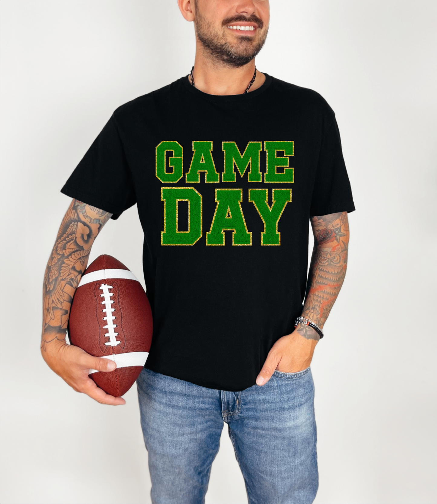 Game Day Black Graphic Tee in Multiple Colors