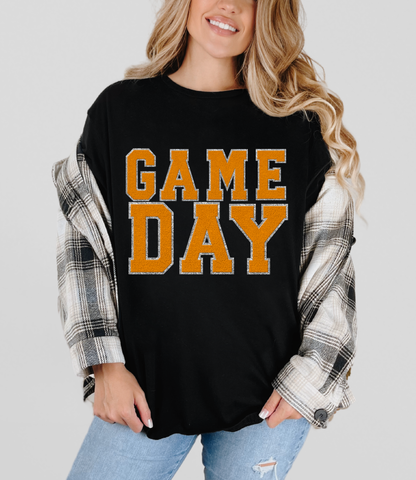 Game Day Black Graphic Tee in Multiple Colors