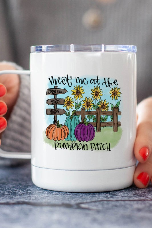 Meet Me at the Pumpkin Patch Coffee Travel Cup