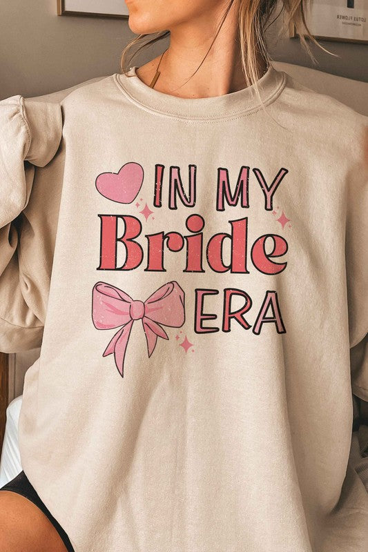 IN MY BRIDE ERA WITH BOW Graphic Sweatshirt