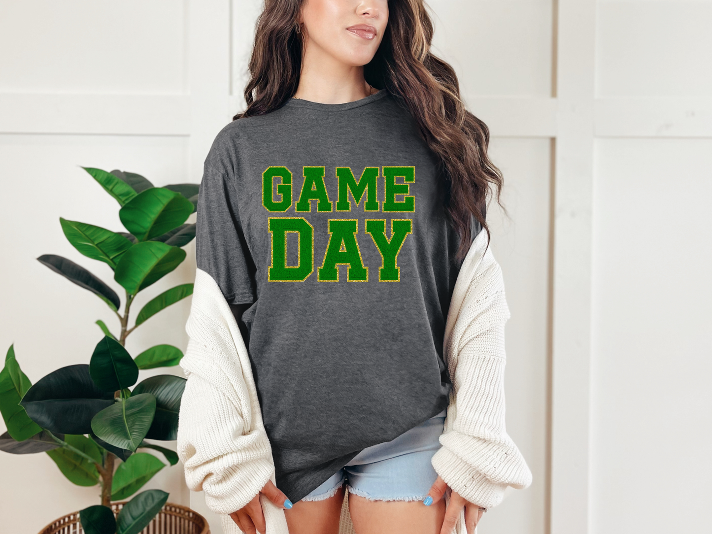 Game Day Grey Graphic Tee in Multiple Colors