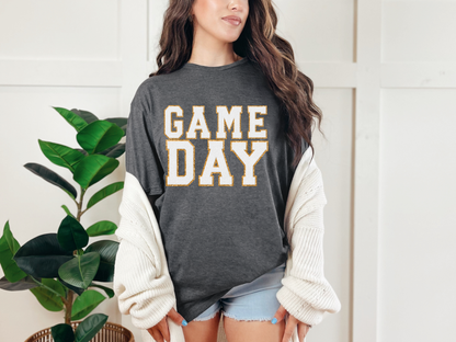 Game Day Grey Graphic Tee in Multiple Colors