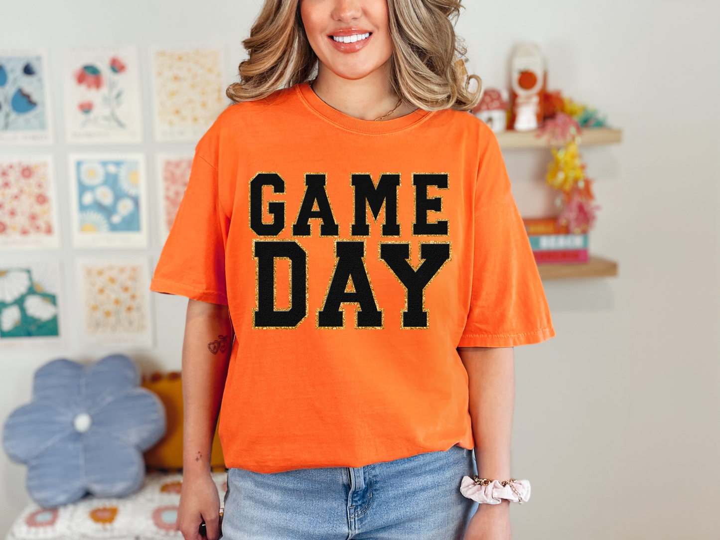 Game Day Burnt Orange Graphic Tee in Multiple Colors