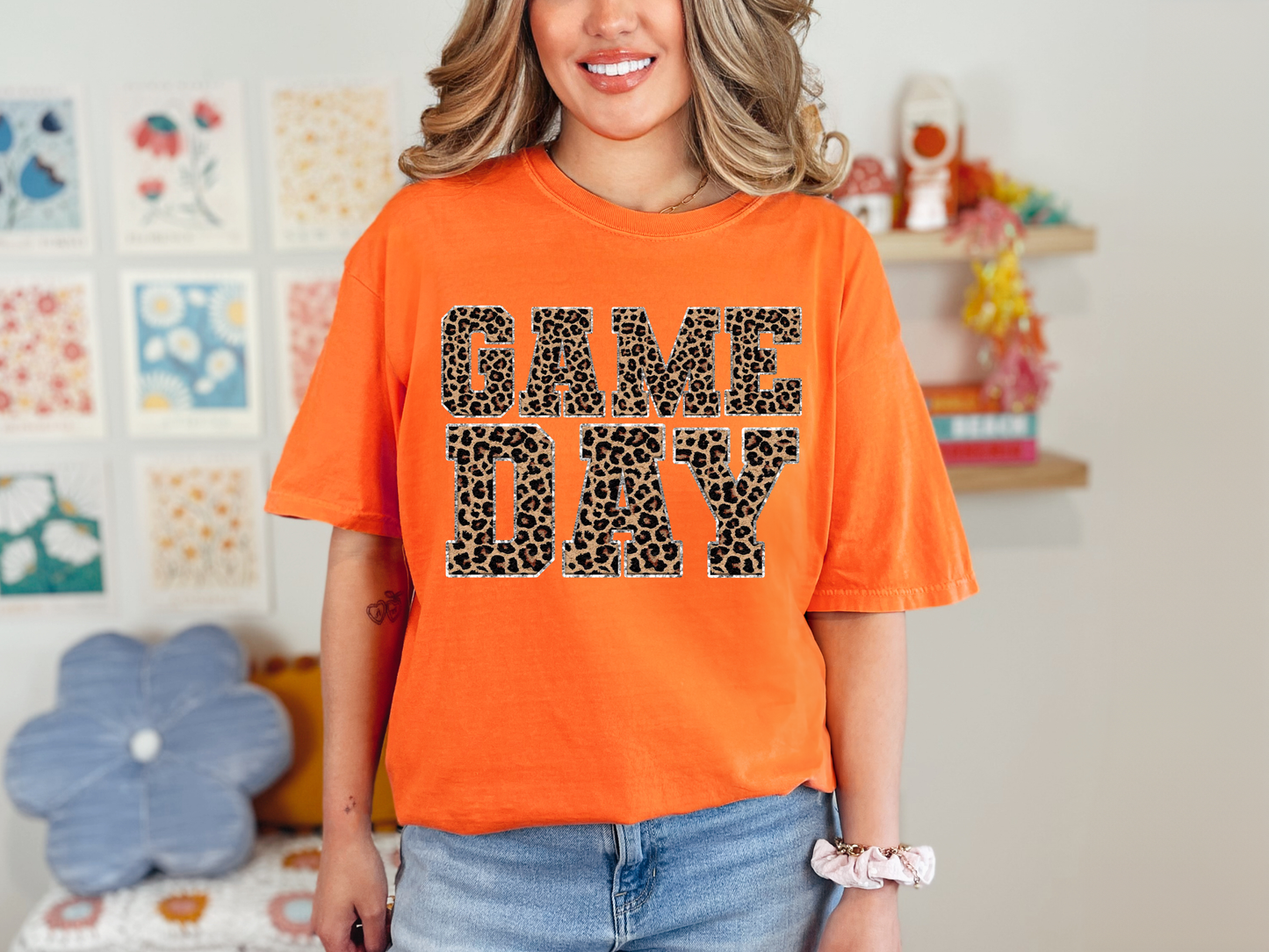 Game Day Burnt Orange Graphic Tee in Multiple Colors